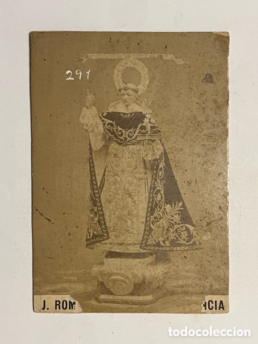 Fotograf&iacute;a antigua: SAN VICENTE FERRER, Taller de Escultura de Jos&eacute; Romero Tena. Fotograf&iacute;a an&oacute;nima (fin siglo XIX)