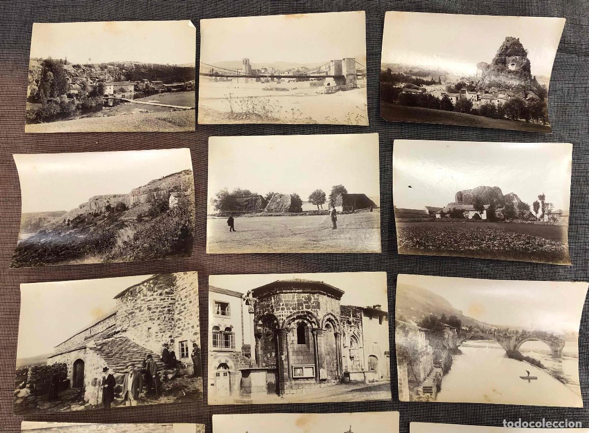Fotograf&iacute;a antigua: LOTE DE 15 FOTOGRAFIAS ALBUMINA DIFERENTES LOCALIDADES FRANCESAS, PREPIRINEO. SIGLO XIX