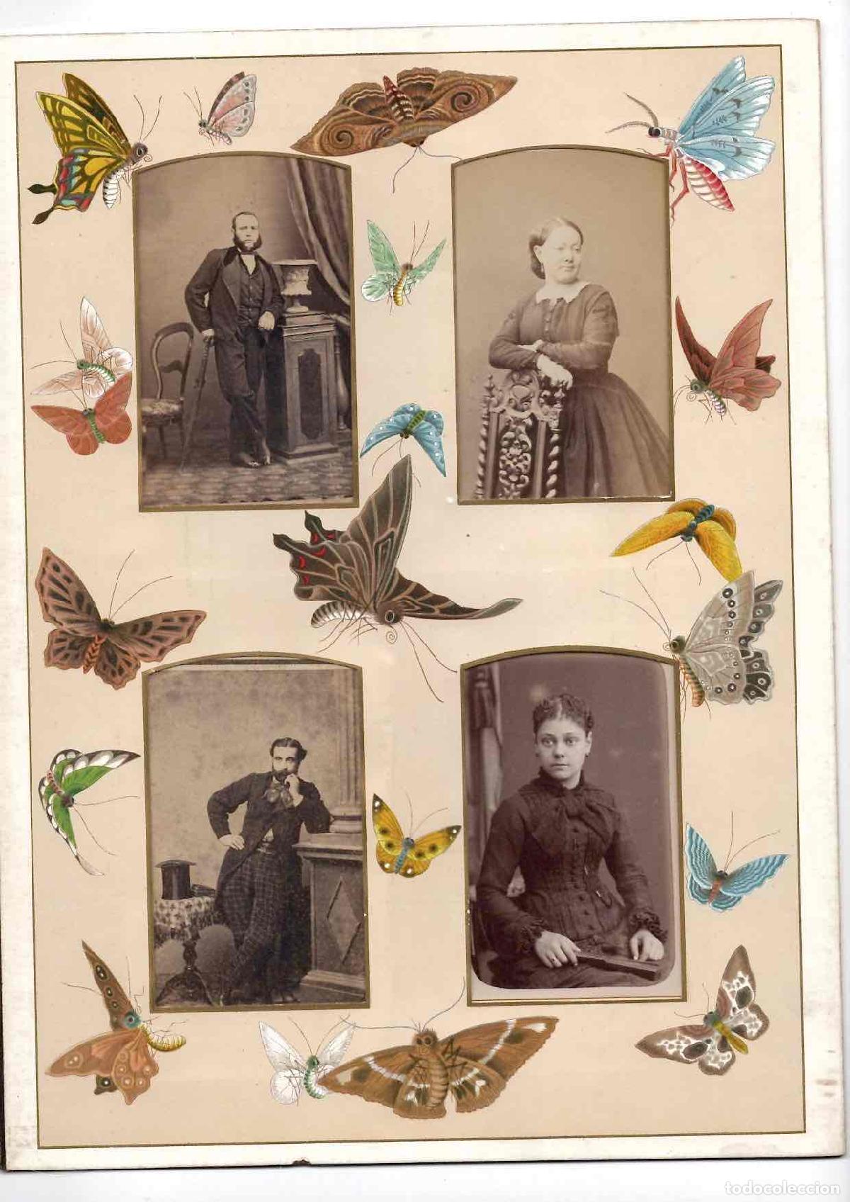 Fotograf&iacute;a antigua: 4 CARTE DE VISITE. LA BARCELONESA, BARCELONA - MULNIER, PARIS - FLAMAND, MONTLH&Eacute;. SIGLO XIX