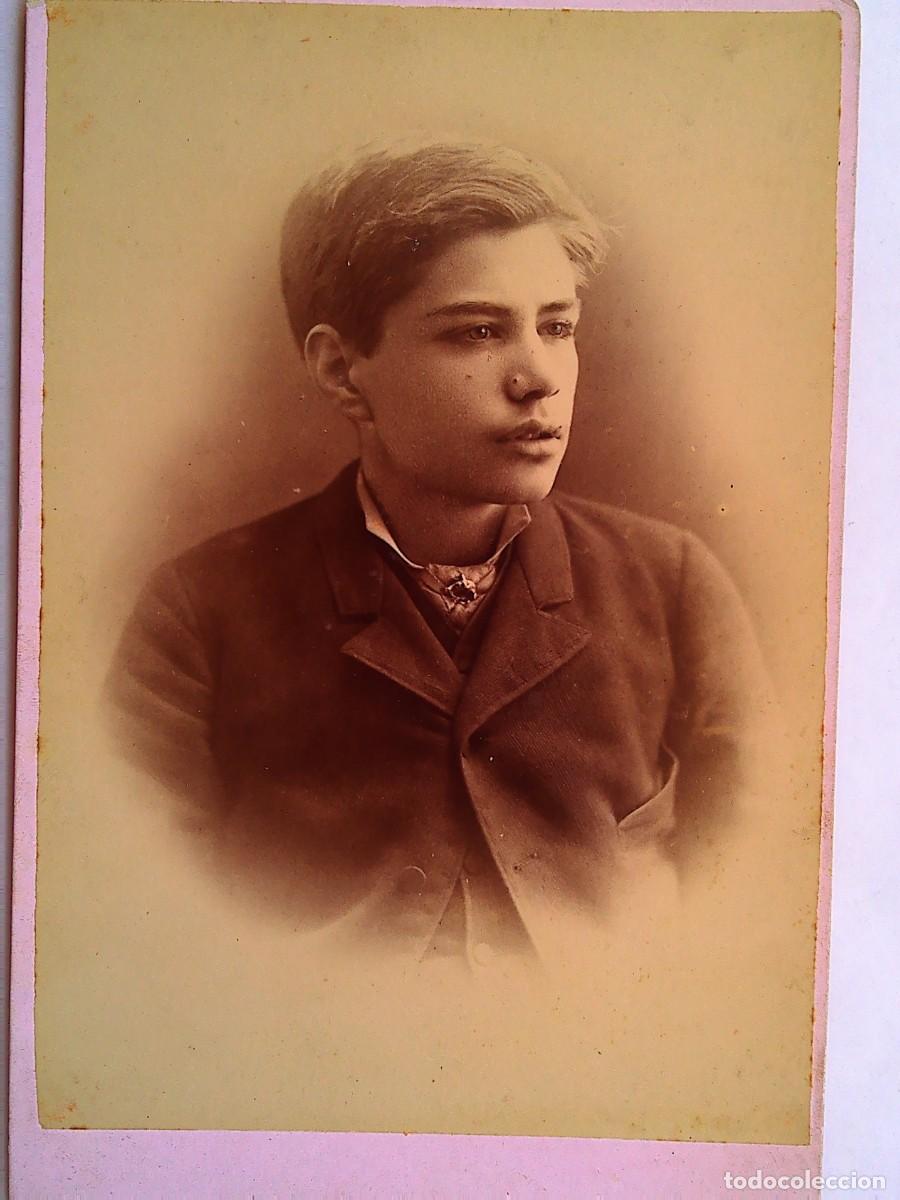 Fotograf&iacute;a antigua: BONITA FOTO DE JOVEN MEXICANO DEL SIGLO XIX . DE TINOCO Y CIA , MEXICO . 1885