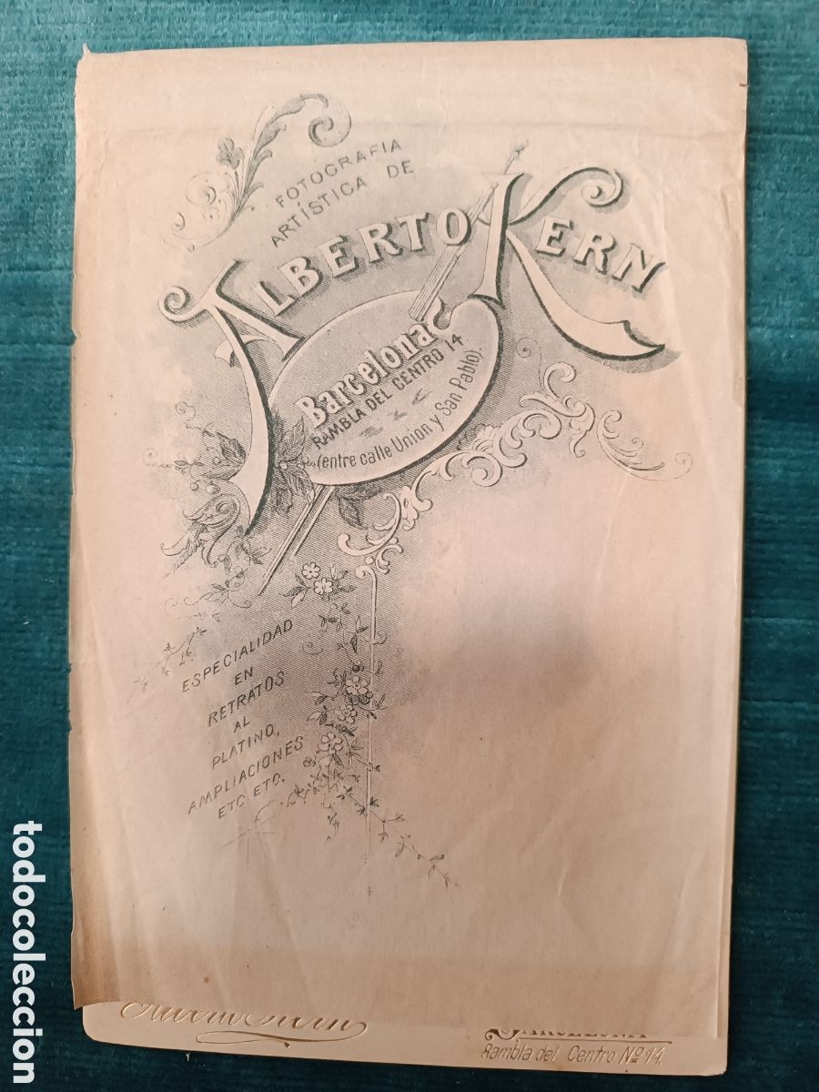 Fotograf&iacute;a antigua: FOTOGRAFIA ART&Iacute;STICA DE ALBERTO KERN. BARCELONA