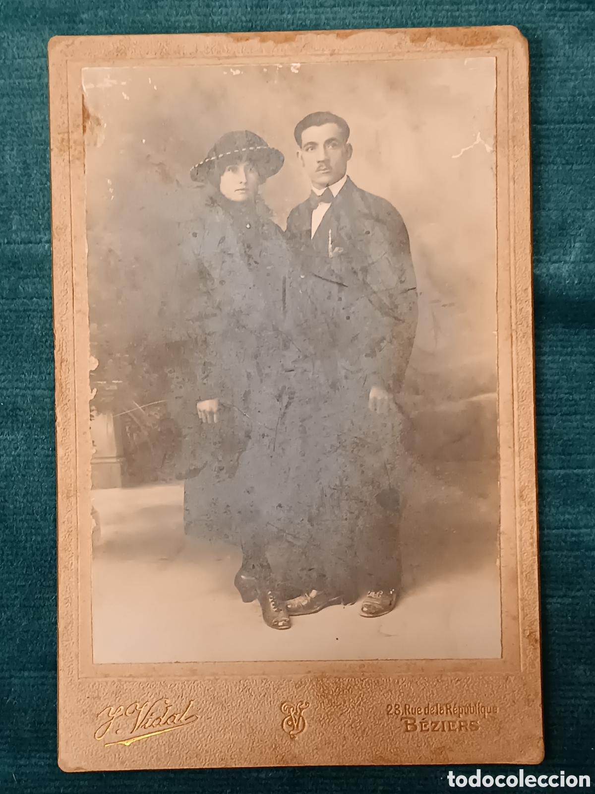 Fotograf&iacute;a antigua: Y. Vidal. B&eacute;ziers. &rdquo;TANQUEREY&rdquo;