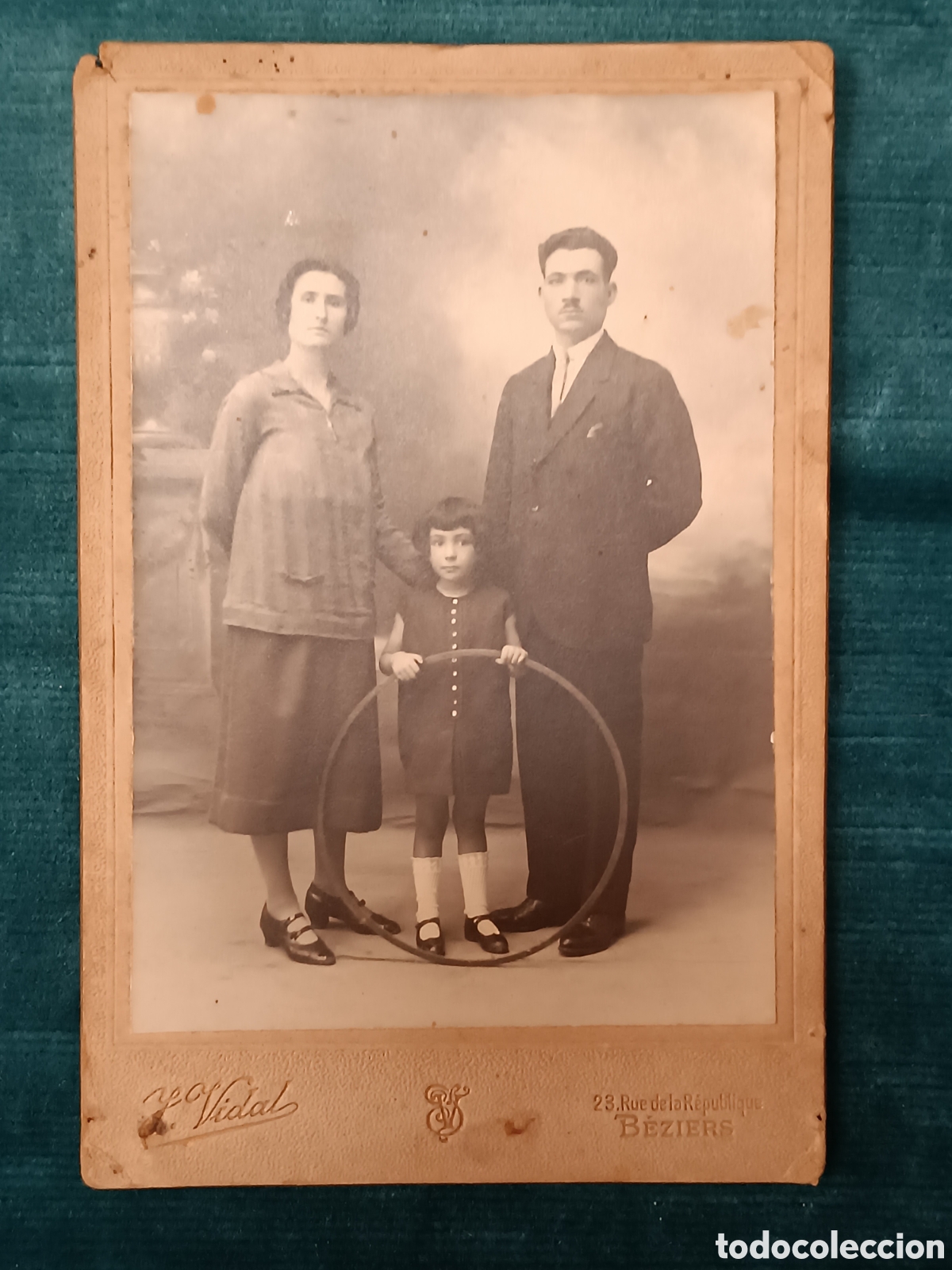 Fotograf&iacute;a antigua: Y. Vidal. 23 Rue de la R&eacute;publique. B&eacute;ziers.