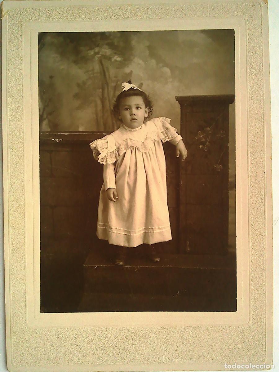 Fotograf&iacute;a antigua: PRECIOSA FOTO DE ESTUDIO DE NI&Ntilde;O MEXICACNO, 1901. DE JESUS M&ordf; GARCIA, MEXICO. FAMILIA CORDERO - COBO