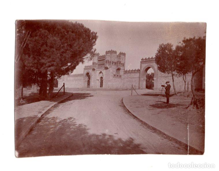 Fotograf&iacute;a antigua: MADRID.- ENTRADA AL CAMPO DE TIRO NACIONAL DE LA MONCLOA. 8,5X6.