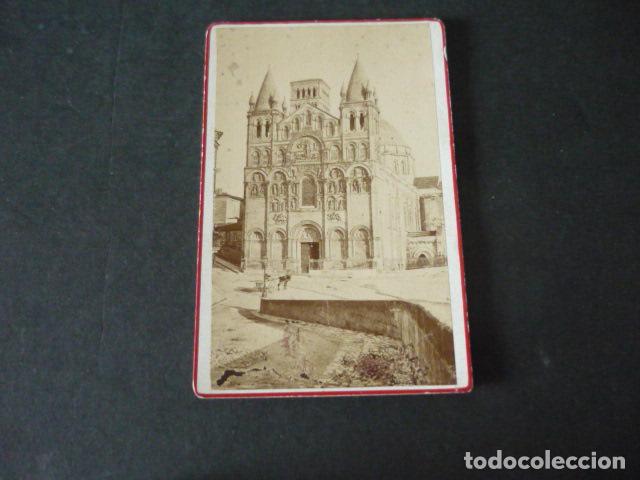 Fotograf&iacute;a antigua: ANGOULEME FRANCIA LA CATEDRAL ALBUMINA HACIA 1865 BRAUN FOTOGRAFO 7 X 10,5 CM