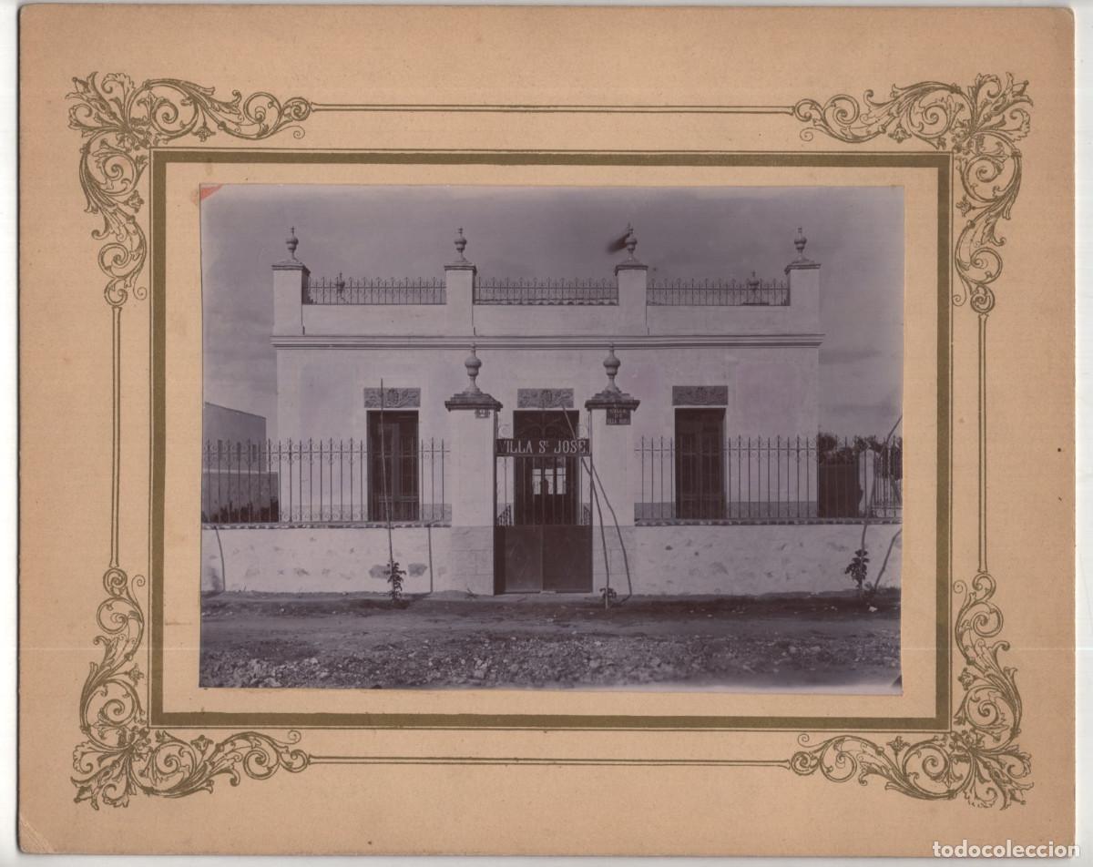 Fotograf&iacute;a antigua: EDIFICIO. VILLA SAN JOS&Eacute;, EN LA CALLE VILLA MAR&Iacute;A. 26X21.