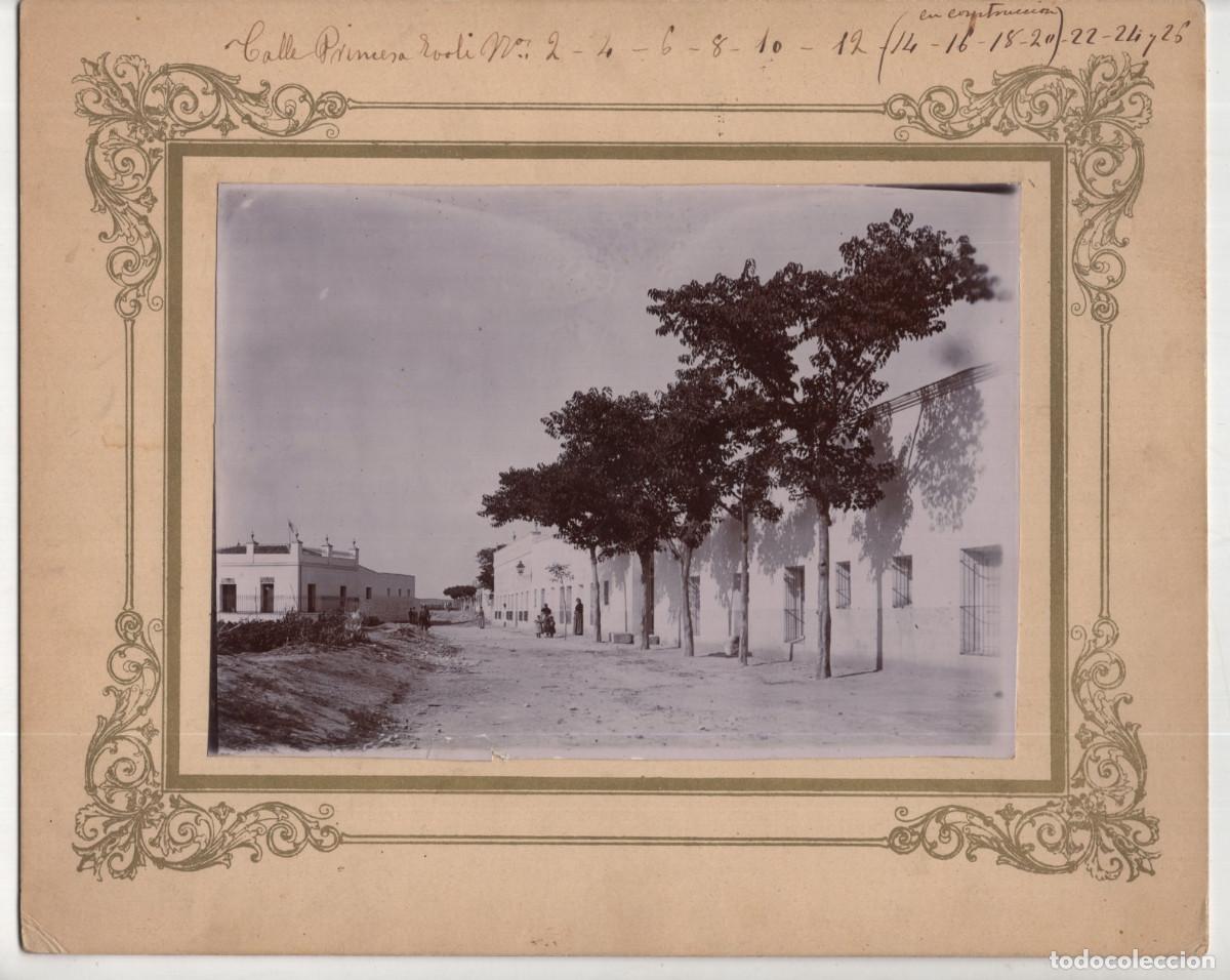 Fotograf&iacute;a antigua: CALLE PRINCESA EVOLE. EN CONSTRUCCI&Oacute;N. 26X21.
