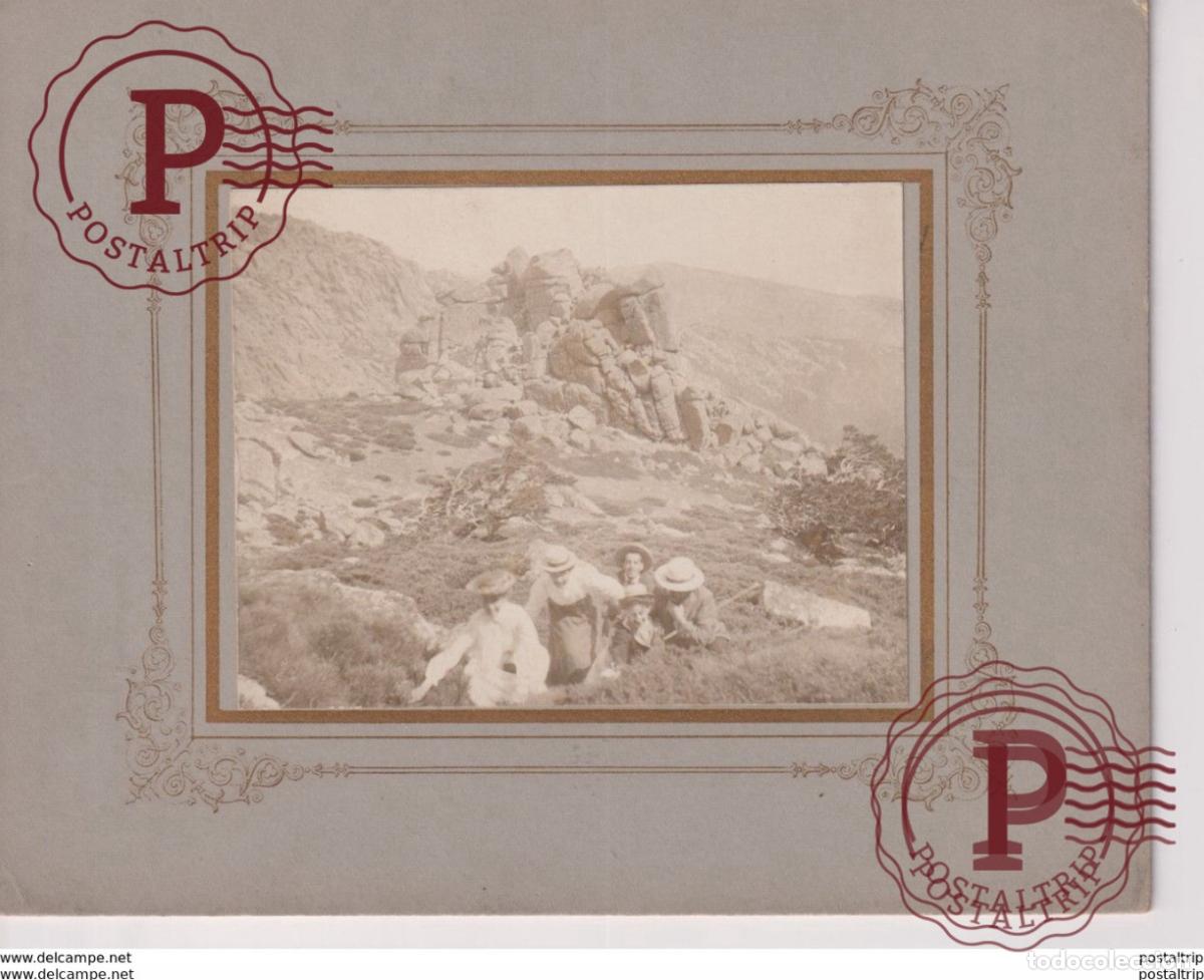 Fotograf&iacute;a antigua: FOTOGRAFIA ANTES DE 1900. ESPA&Ntilde;A SPAIN. MADRID GUADARRAMA. 20X16CM