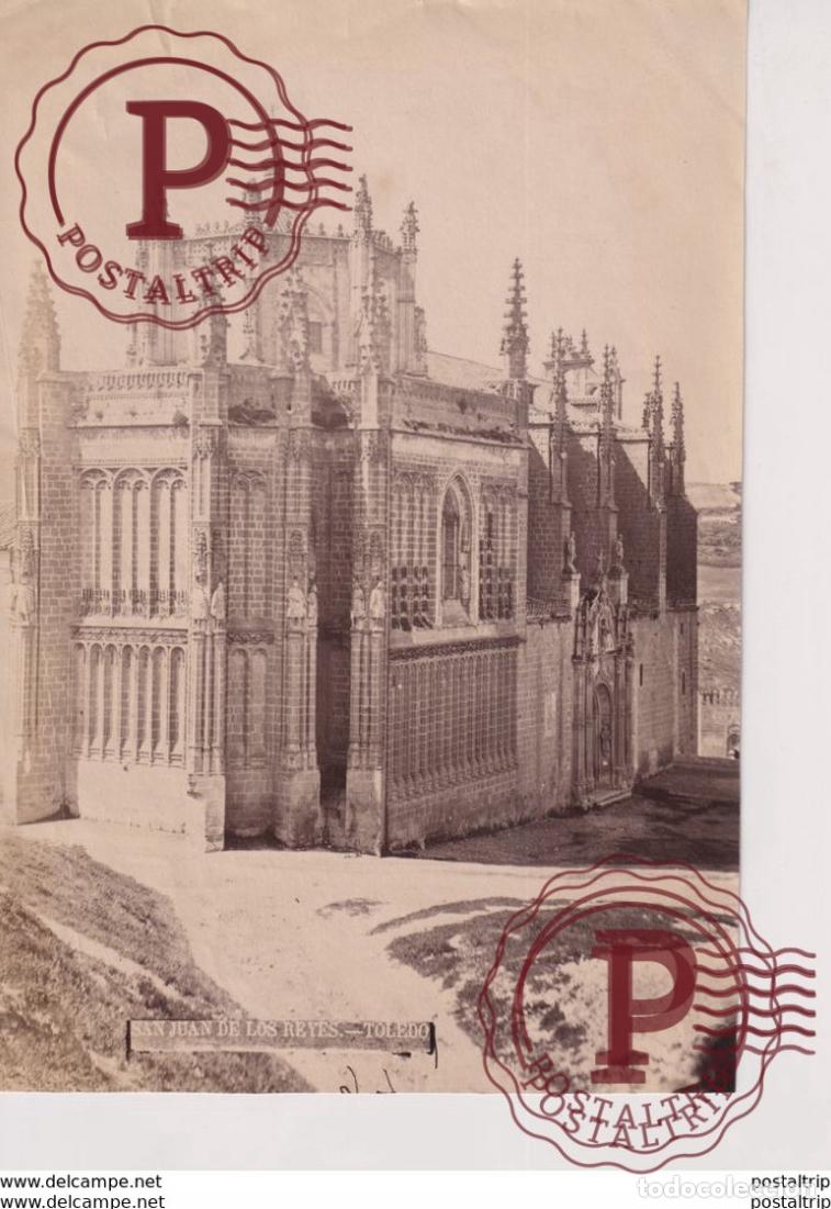 Fotograf&iacute;a antigua: SAN JUAN DE LOS REYES TOLEDO 20*15 CM FOTOGRAFIA ANTES DE 1900. ESPA&Ntilde;A SPAIN