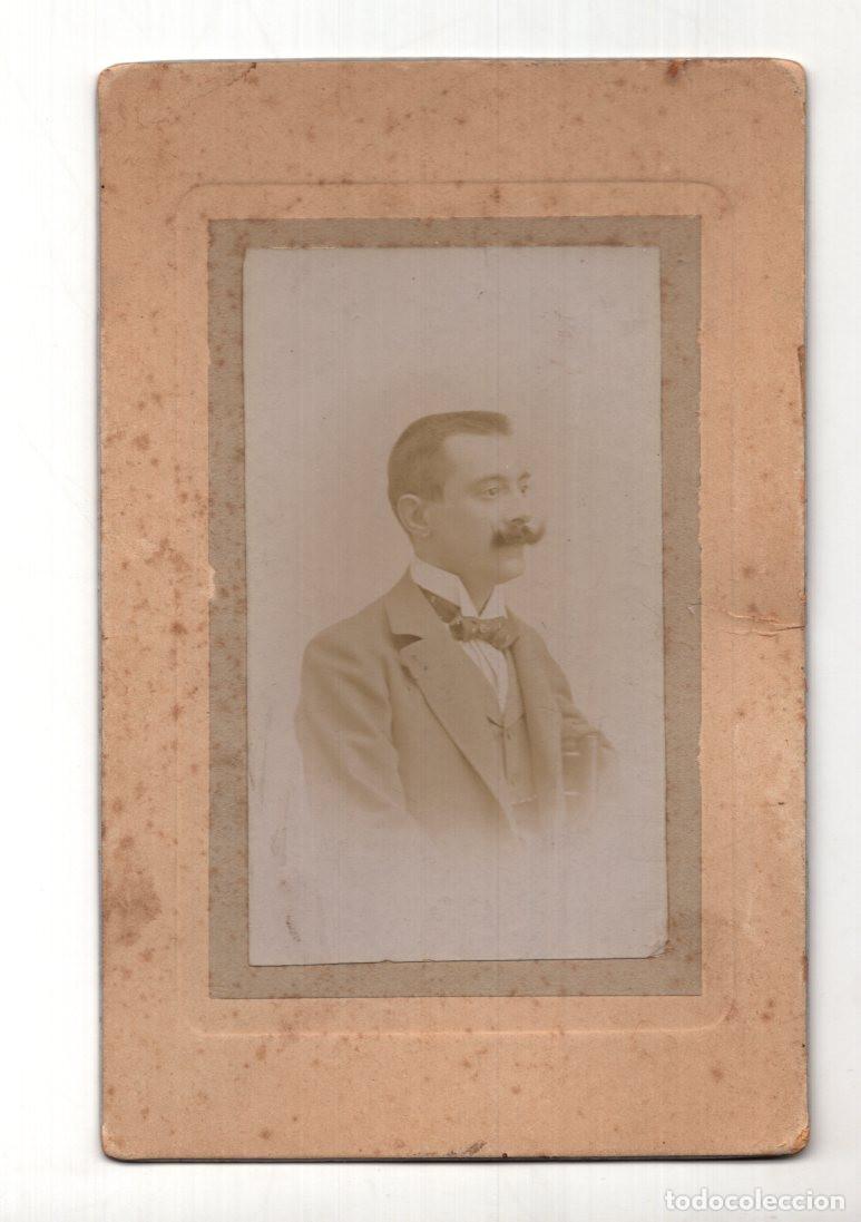 Fotograf&iacute;a antigua: FOTO CABINET.- ESTUDIO FOTOGR&Aacute;FICO. DESCONOCIDO. 16,5X10,5. APROX.