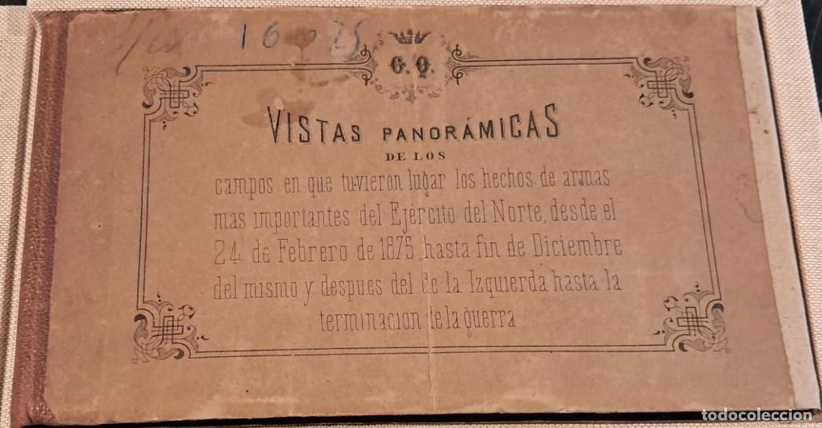 Fotograf&iacute;a antigua: ALBUM FOTOGRAFICO VISTAS PANORAMICAS DEL EJERCITO DEL NORTE 3&ordf; Guerra Carlista. 1876
