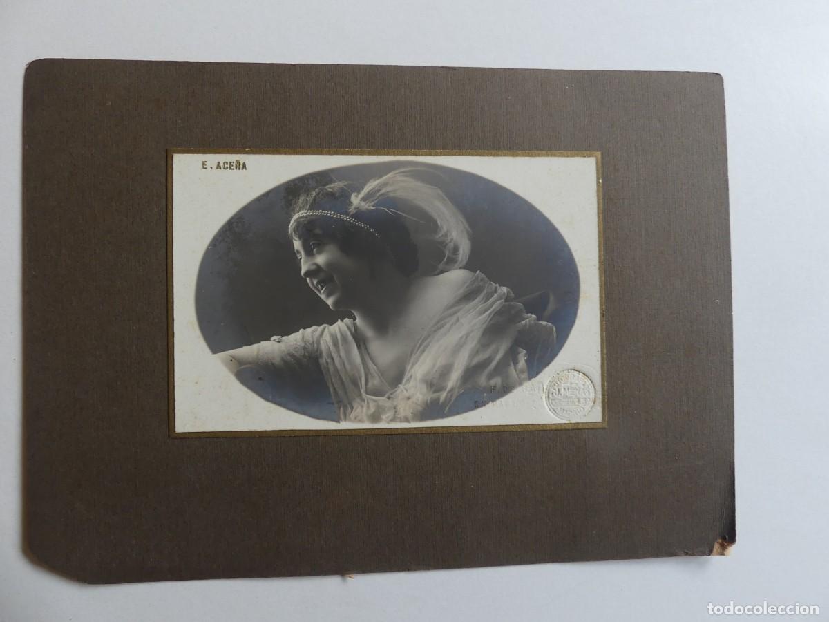 Fotograf&iacute;a antigua: ANTIGUA FOTOGRAFIA DE UNA SE&Ntilde;ORA DE EPOCA MODERNISTA( PAGO POR BIZUM )