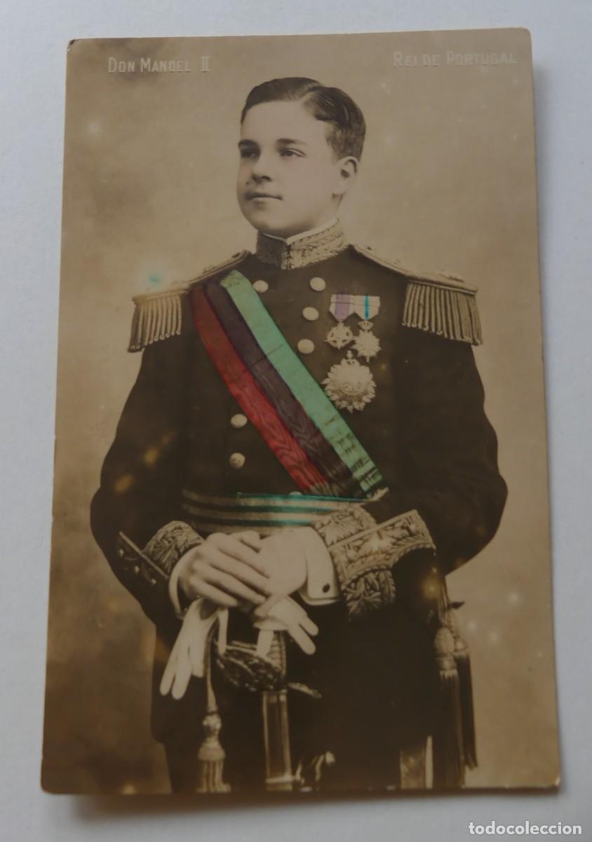 Fotograf&iacute;a antigua: ANTIGUA FOTO - POSTAL DE EL REI DON MANOEL II - PORTUGAL( PAGO POR BIZUM )