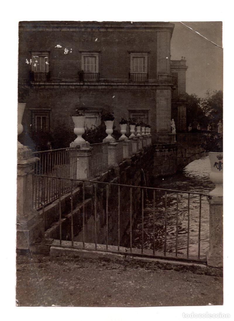 Fotograf&iacute;a antigua: ARANJUEZ.- PUENTE DE LA ISLA EN EL REAL SITIO DE ARANJUEZ, CERCA DEL PALACIO REAL. 16,7X12.