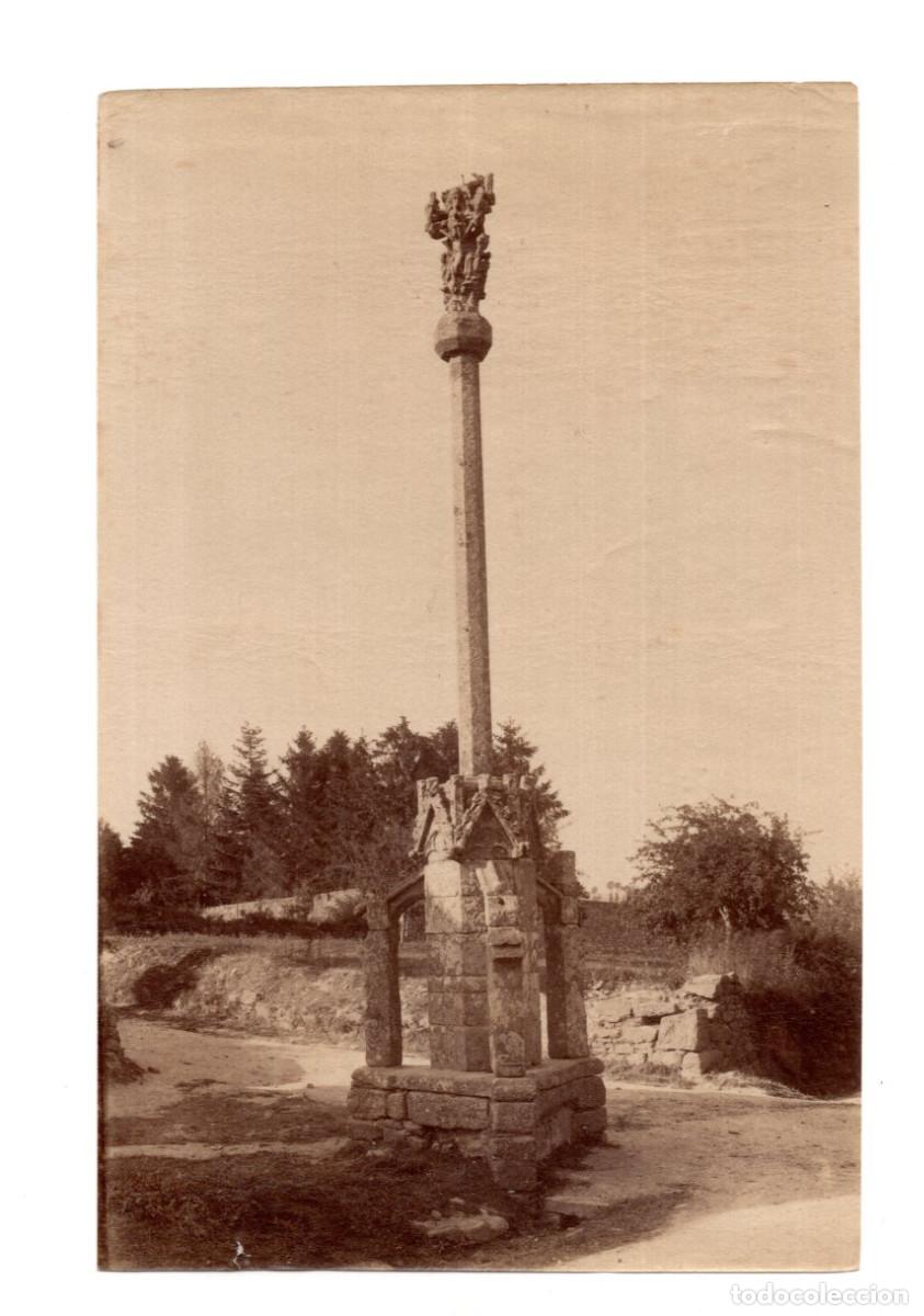 Fotograf&iacute;a antigua: DINAN.(FRANCIA).- LA CRUZ DEL ESP&Iacute;RITU SANTO. 18,5X12.