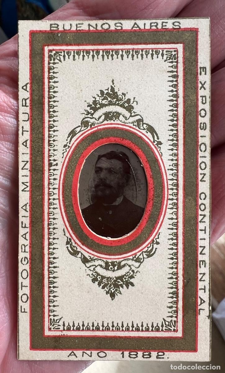 Fotograf&iacute;a antigua: Fotograf&iacute;a miniatura Exposici&oacute;n Continental Buenos Aires - A&ntilde;o 1882