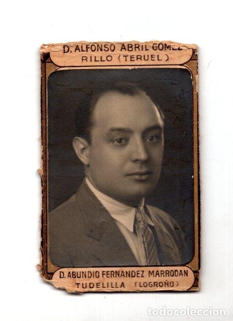 Alte Fotografie: D. ABUNDIO FERN&Aacute;NDEZ MARROD&Aacute;N: TUDELILLA (LOGRO&Ntilde;O/LA RIOJA). 7X5. CM SOLO FOTOGRAF&Iacute;A.