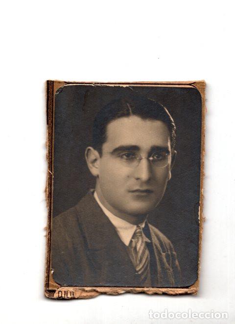 Fotograf&iacute;a antigua: RETRATO PERSONAJE DESCONOCIDO. 7X5. CM SOLO FOTOGRAF&Iacute;A.