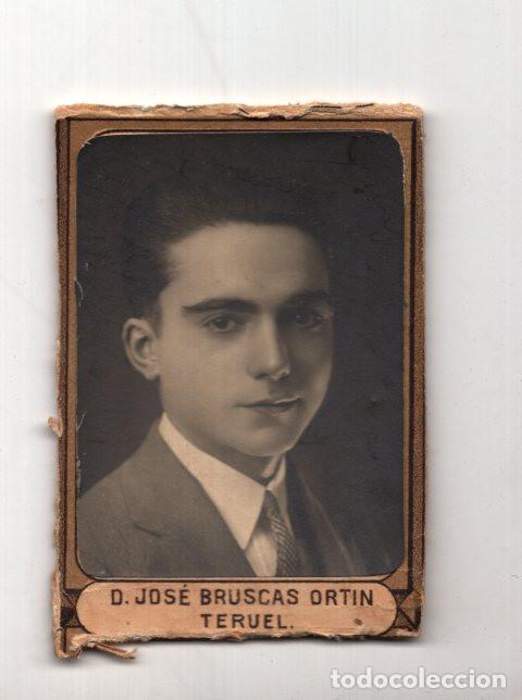 Alte Fotografie: D. JOS&Eacute; BRUSCAS ORTIN TERUEL. 7X5. CM SOLO FOTOGRAF&Iacute;A.