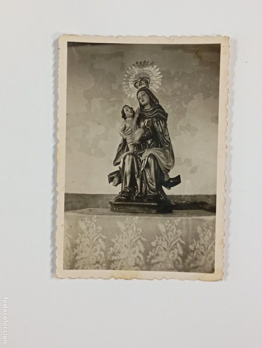 Fotograf&iacute;a antigua: ANTIGUA FOTOGRAF&Iacute;A ESTAMPA VIRGEN. TDKP26Z2