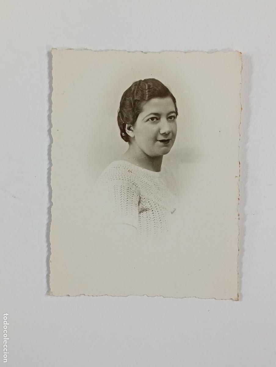 Alte Fotografie: ANTIGUA FOTOGRAF&Iacute;A RETRATO DE MUJER. TDKP26Z2