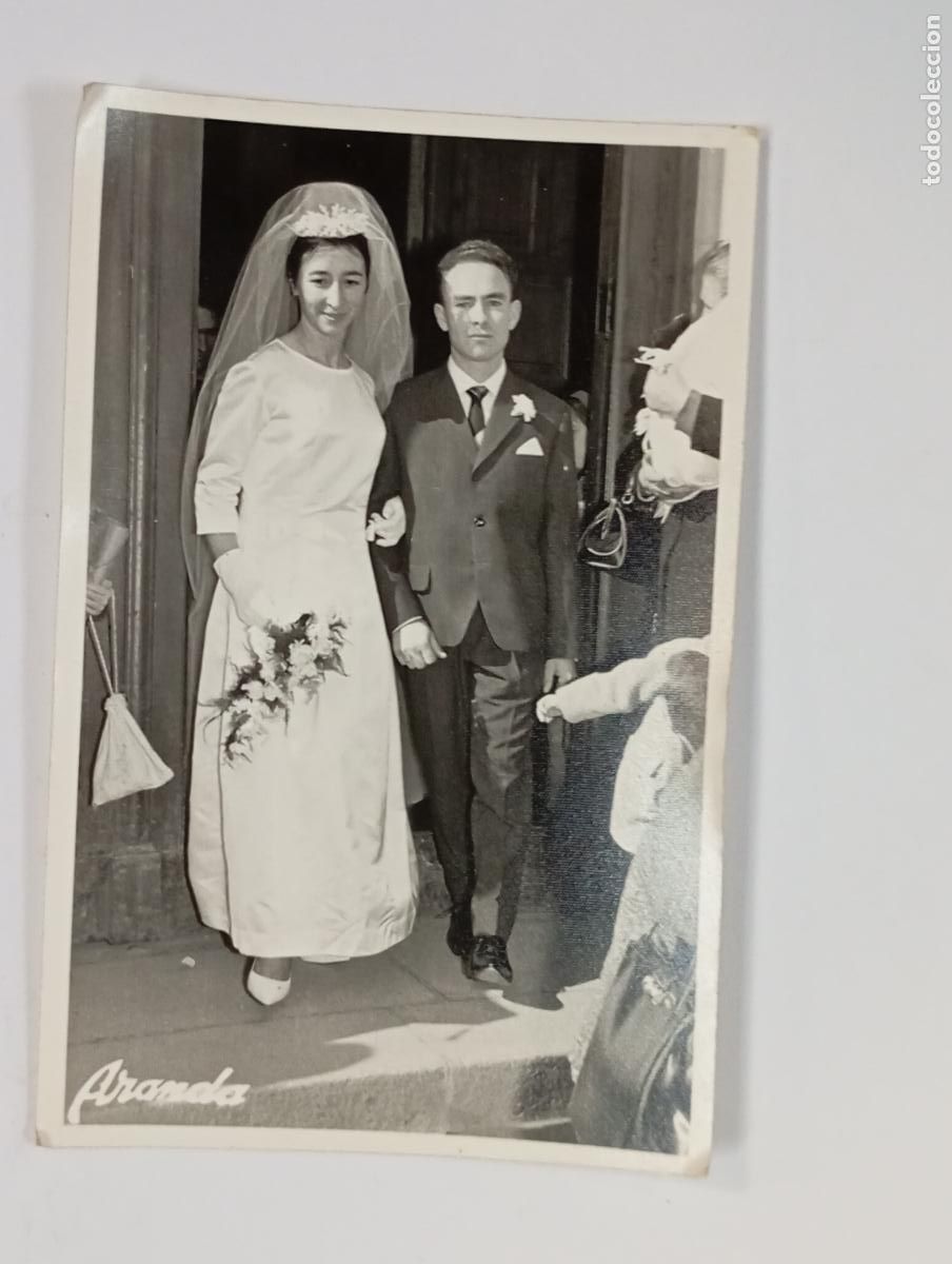 Fotograf&iacute;a antigua: ANTIGUA FOTOGRAF&Iacute;A PAREJA NOVIOS BODA. TDKP26Z2