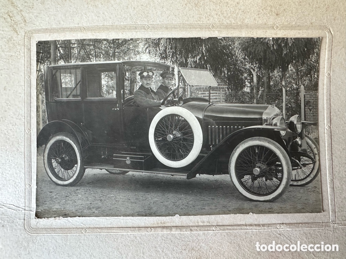 Fotografia antiga: Antigua fotograf&iacute;a - coche antiguo