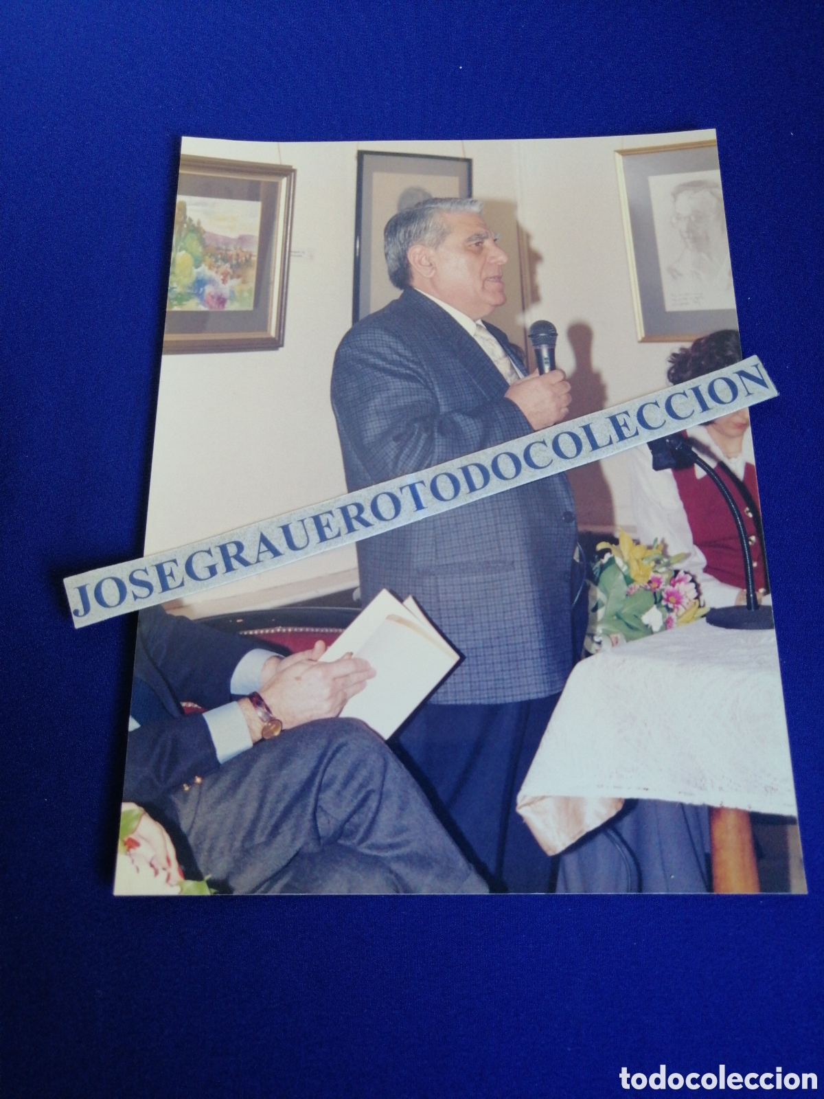 Fotograf&iacute;a antigua: LO RAT PENAT - PRESIDENTE DE LO RAT PENAT PERE DELMONTE I HURTADO FOTOGRAF&Iacute;A ANTIGUA