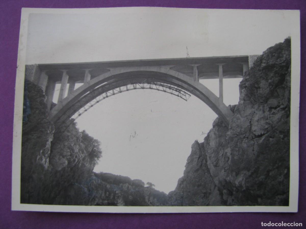 Fotograf&iacute;a antigua: FOTO DE EL PUENTE DE LA CERRADA DE LA BOLERA. 10,5X7,5 CM