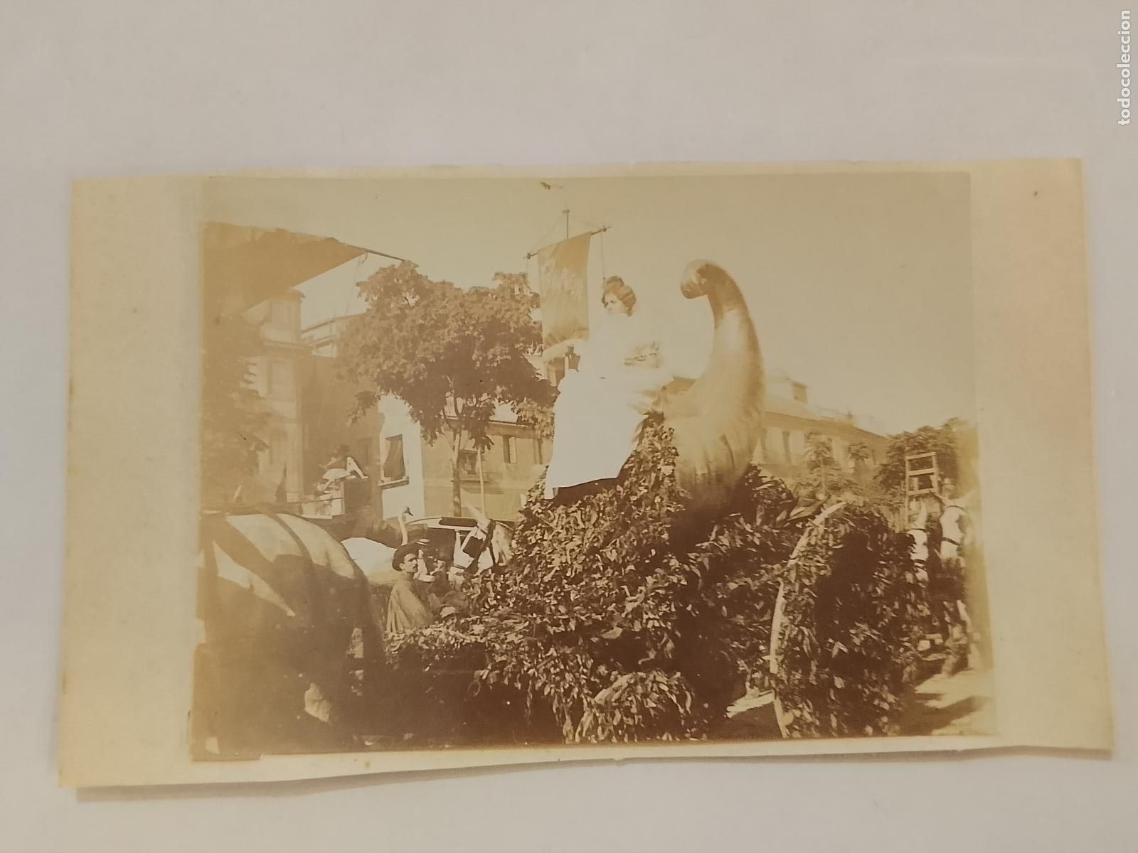 Fotograf&iacute;a antigua: CARROZA - &iquest;&iquest; FALLAS ?? - &iquest;&iquest; VALENCIA ?? - FOTOGRAFIA ANTIGUA -(115.743)