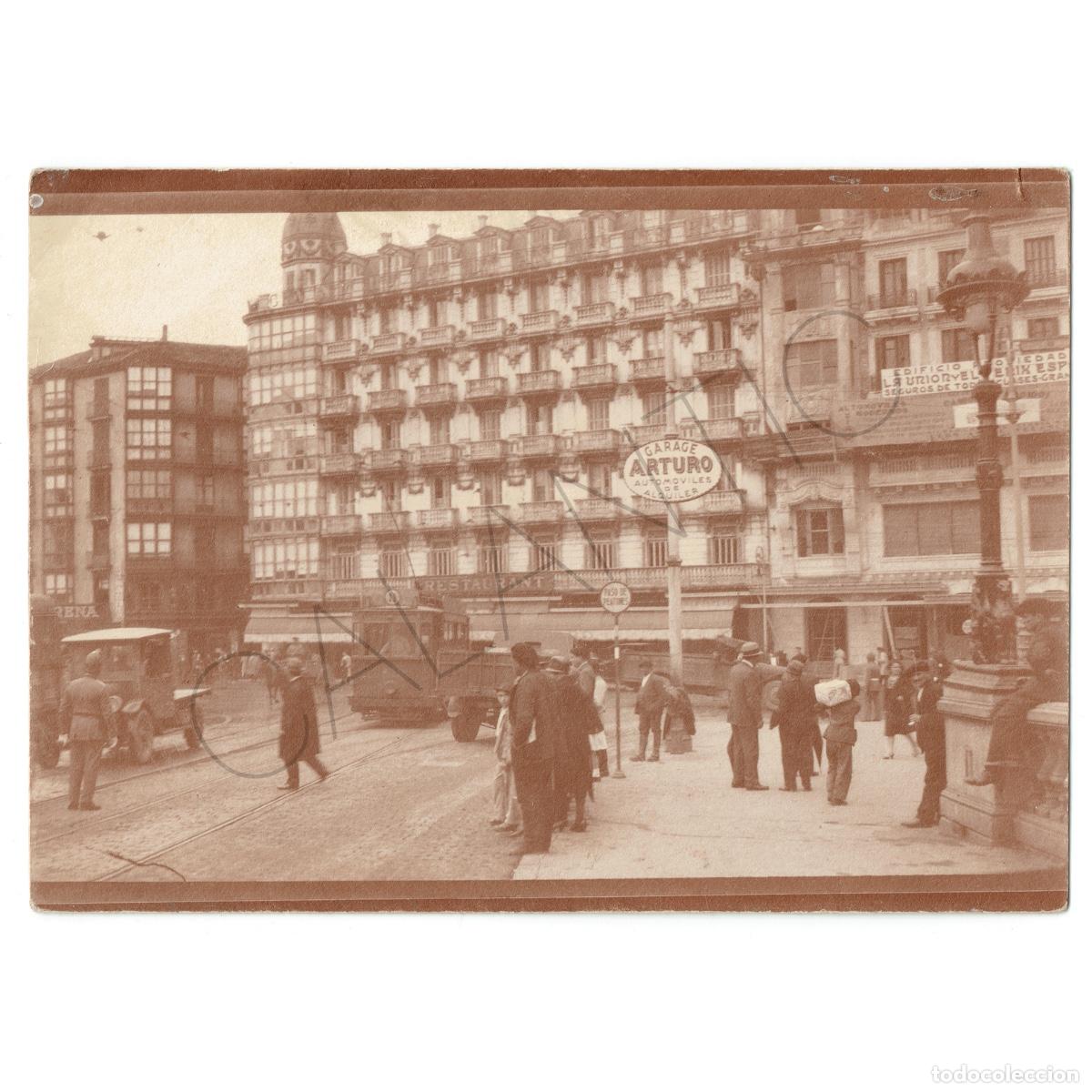 Fotograf&iacute;a antigua: Fotograf&iacute;a Bilbao Caf&eacute; Boulevard &ndash; Guerra Civil &ndash; Soldado