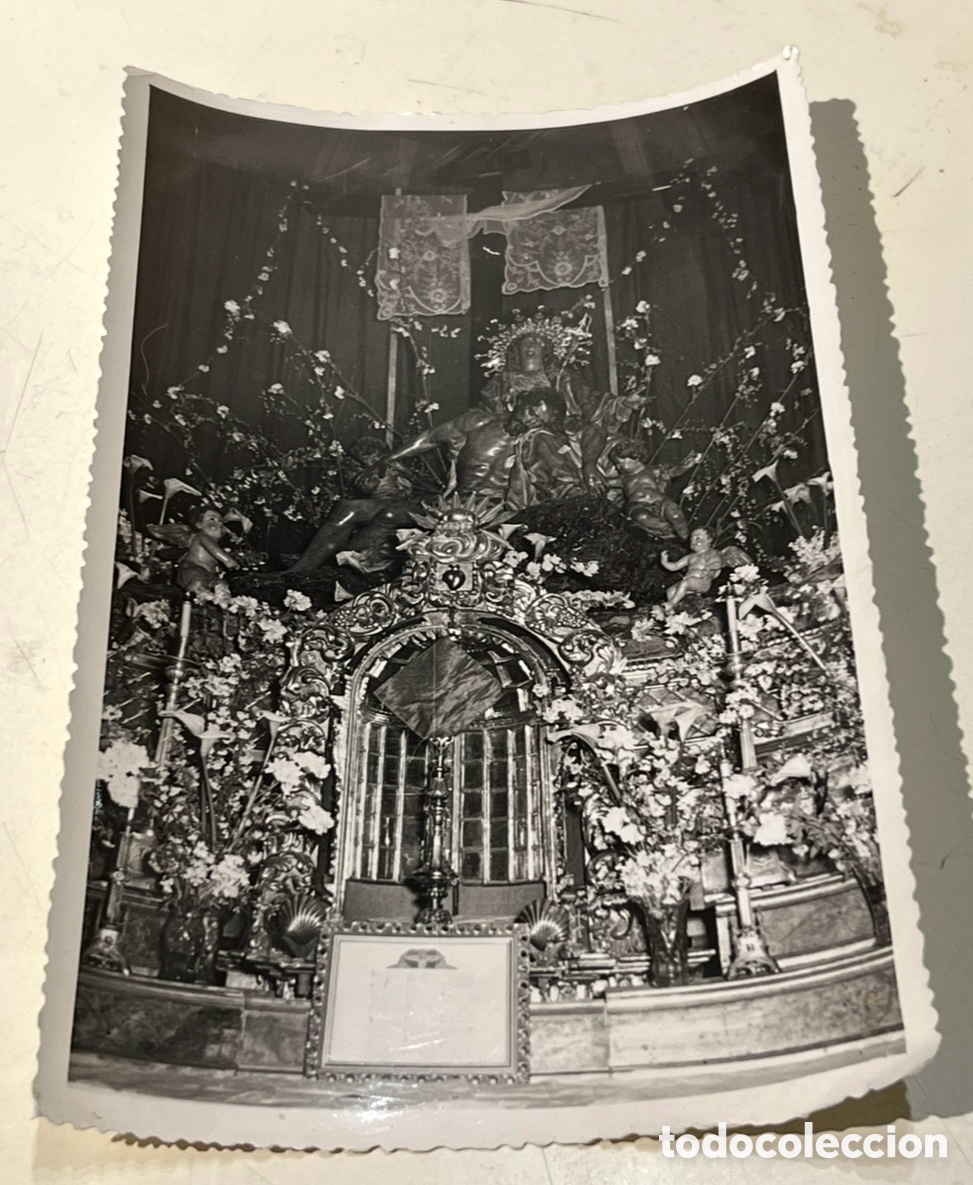 Fotograf&iacute;a antigua: Fotograf&iacute;a Antigua. Iglesia San Bartolom&eacute;. Murcia. 1960.