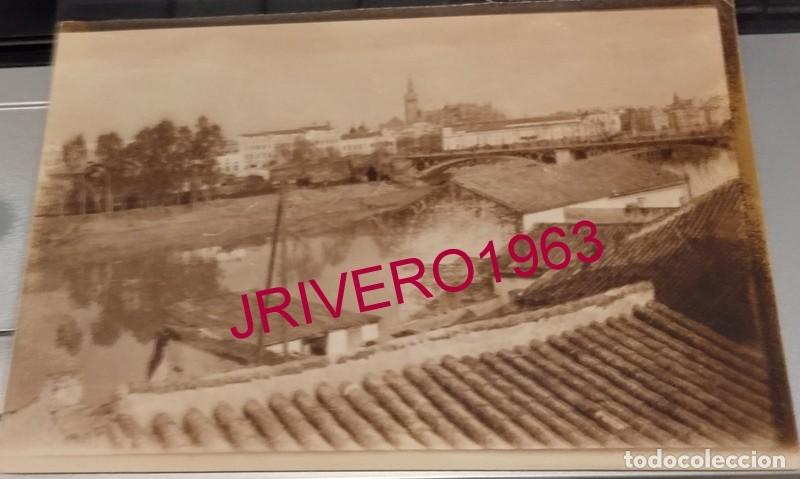 Fotograf&iacute;a antigua: SEVILLA, SIGLO XIX, VISTA DEL RIO GUADALQUIVIR DESDE TRIANA, 14X9 CMS