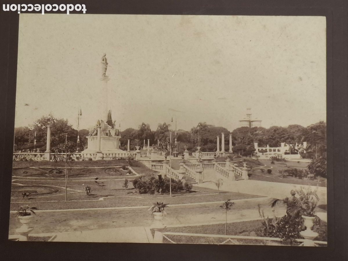 Fotograf&iacute;a antigua: Bel&eacute;m do Par&aacute;, Brasil. Parque Joao Coelho, ahora de la Rep&uacute;blica, circa 1898