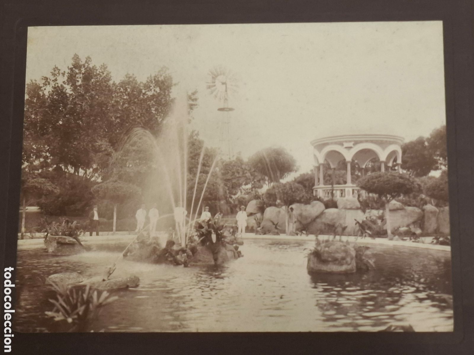 Fotograf&iacute;a antigua: Bel&eacute;m do Par&aacute;, Brasil. Parque Joao Coelho, ahora de la Rep&uacute;blica, circa 1898