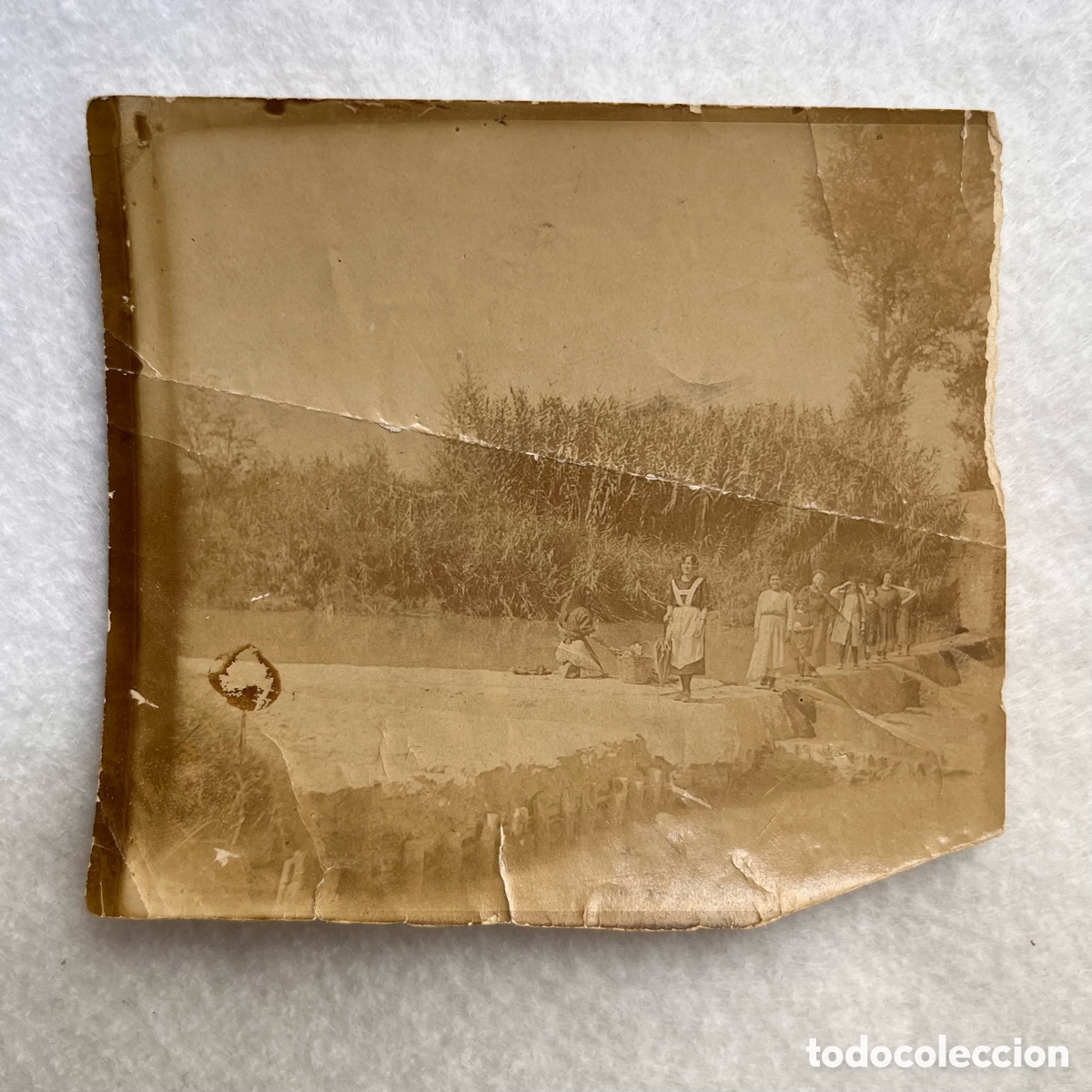 Fotografia antica: ANTIGUA FOTOGRAF&Iacute;A LAVANDERAS C&Oacute;RDOBA / ANDALUC&Iacute;A