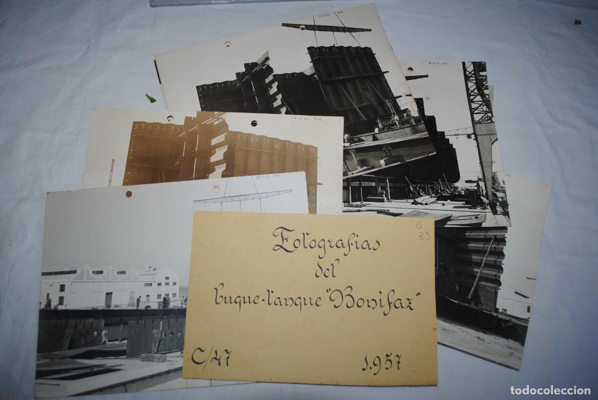 Fotograf&iacute;a antigua: FOTOGRAFIAS ANTIGUAS ASTILLEROS , A&Ntilde;O 1957 , LOTE DE 33 .