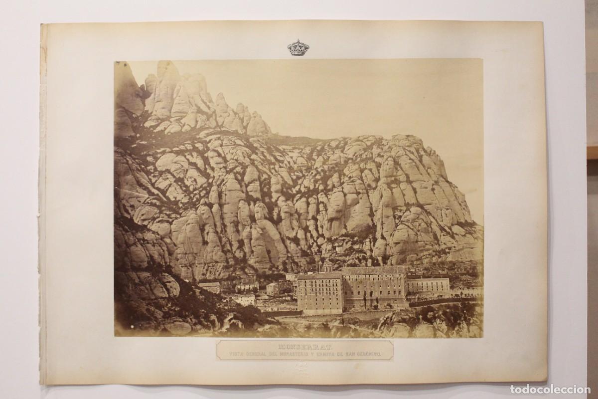 Fotograf&iacute;a antigua: Fotograf&iacute;a alb&uacute;mina Charles Clifford c.1860 &ndash; Montserrat Monasterio &ndash; Foto de la Casa Real