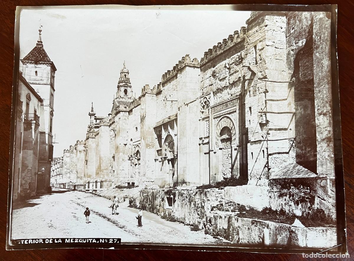 Fotograf&iacute;a antigua: ANTIGUA FOTOGRAFIA, CORDOBA, EXTERIOR DE LA MEZQUITA N&ordm; 27, MIDE 24,5 X 18,5 CMS. VER LAS FOTOS PUES