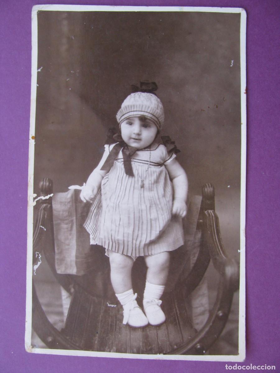 Fotograf&iacute;a antigua: ANTIGUA FOTO DE UNA NI&Ntilde;A, BEBE. NO HAY DATOS DEL FOTOGRAFO.