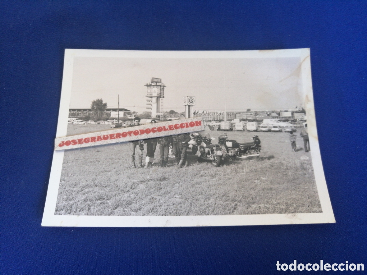 Fotograf&iacute;a antigua: CIRCUITO DEL JARAMA - MOTOCICLISMO (MADRID) - TALBOT HORIZON - JARAMA CIRCUIT - MOTORCYCLIN