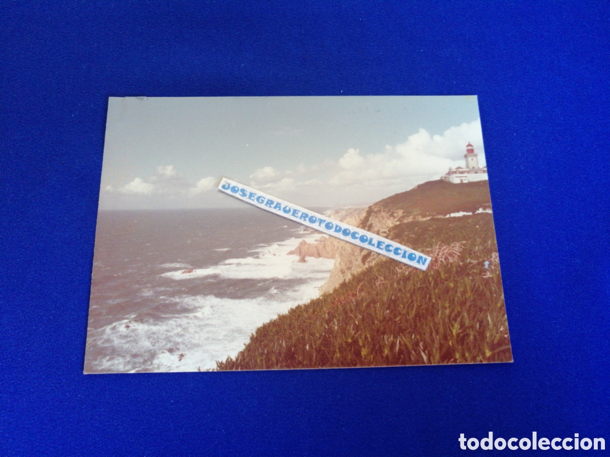 Fotograf&iacute;a antigua: FARO CABO DA ROCA (PORTUGAL) A&Ntilde;O 1978 FOTOGRAF&Iacute;A ANTIGUA SIGLO PASADO