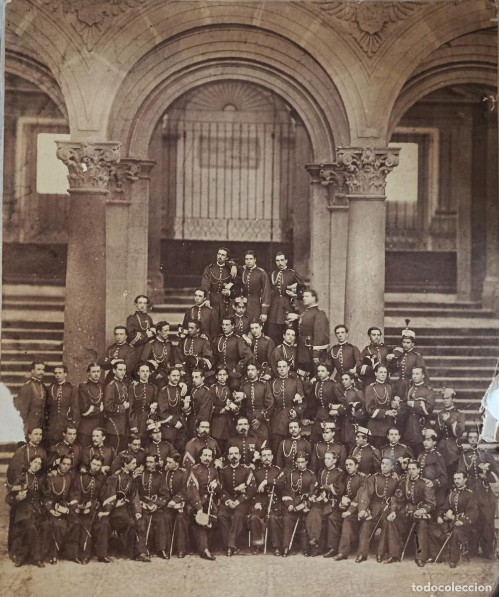 Fotograf&iacute;a antigua: 2&ordm; REGIMIENTO ARTILLER&Iacute;A DE ESPA&Ntilde;A s. XIX (31 x 25) alb&uacute;mina