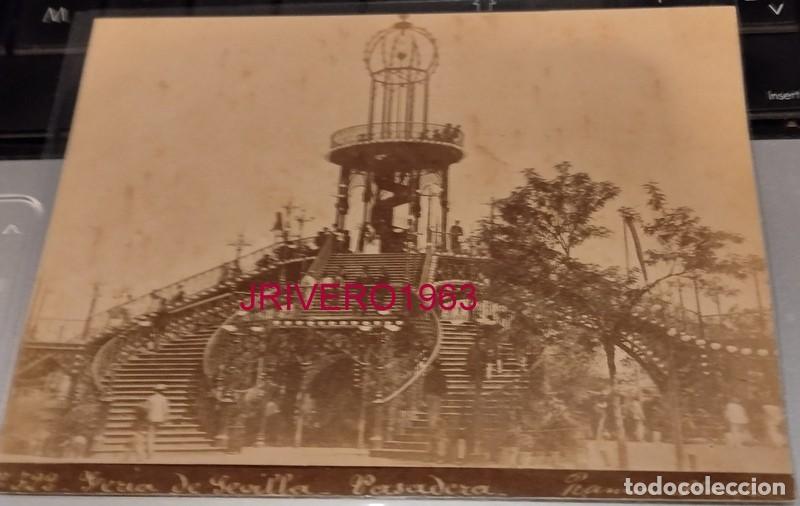 Fotograf&iacute;a antigua: SEVILLA, SIGLO XIX, ALBUMINA DE LA PASADERA, FOT. RAMON ALMELA, 134X98MM