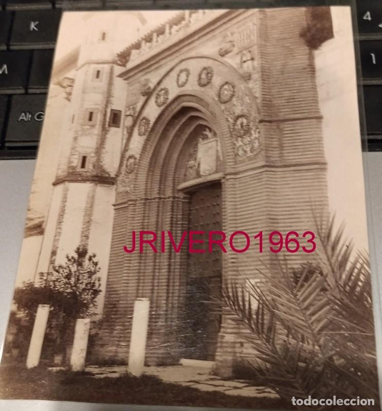 Fotograf&iacute;a antigua: SEVILLA, SIGLO XIX, ALBUMINA IGLESIA DE SANTA PAULA, 98X130MM