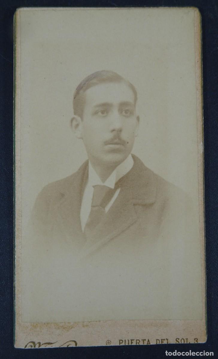 Fotograf&iacute;a antigua: ANTIGUA FOTOGRAF&Iacute;A CDV, RETRATO HOMBRE ,M. HUERTA, MADRID, VER FOTOS