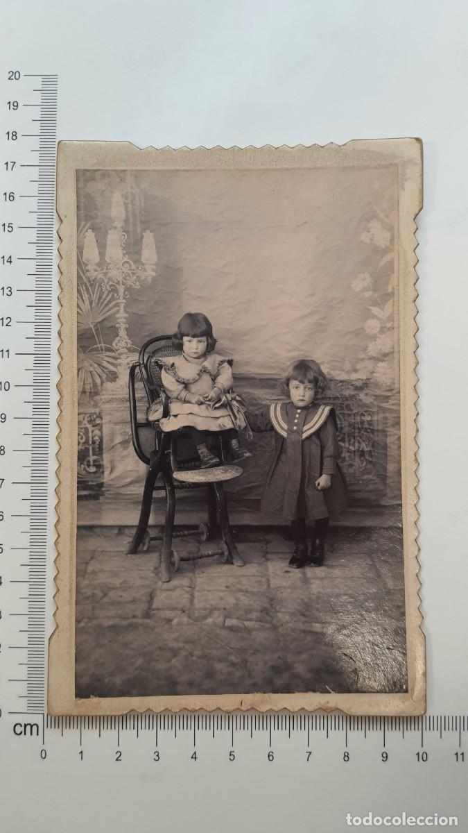 Fotograf&iacute;a antigua: Fotografia ni&ntilde;os posiblemente Pamplona principios SXX