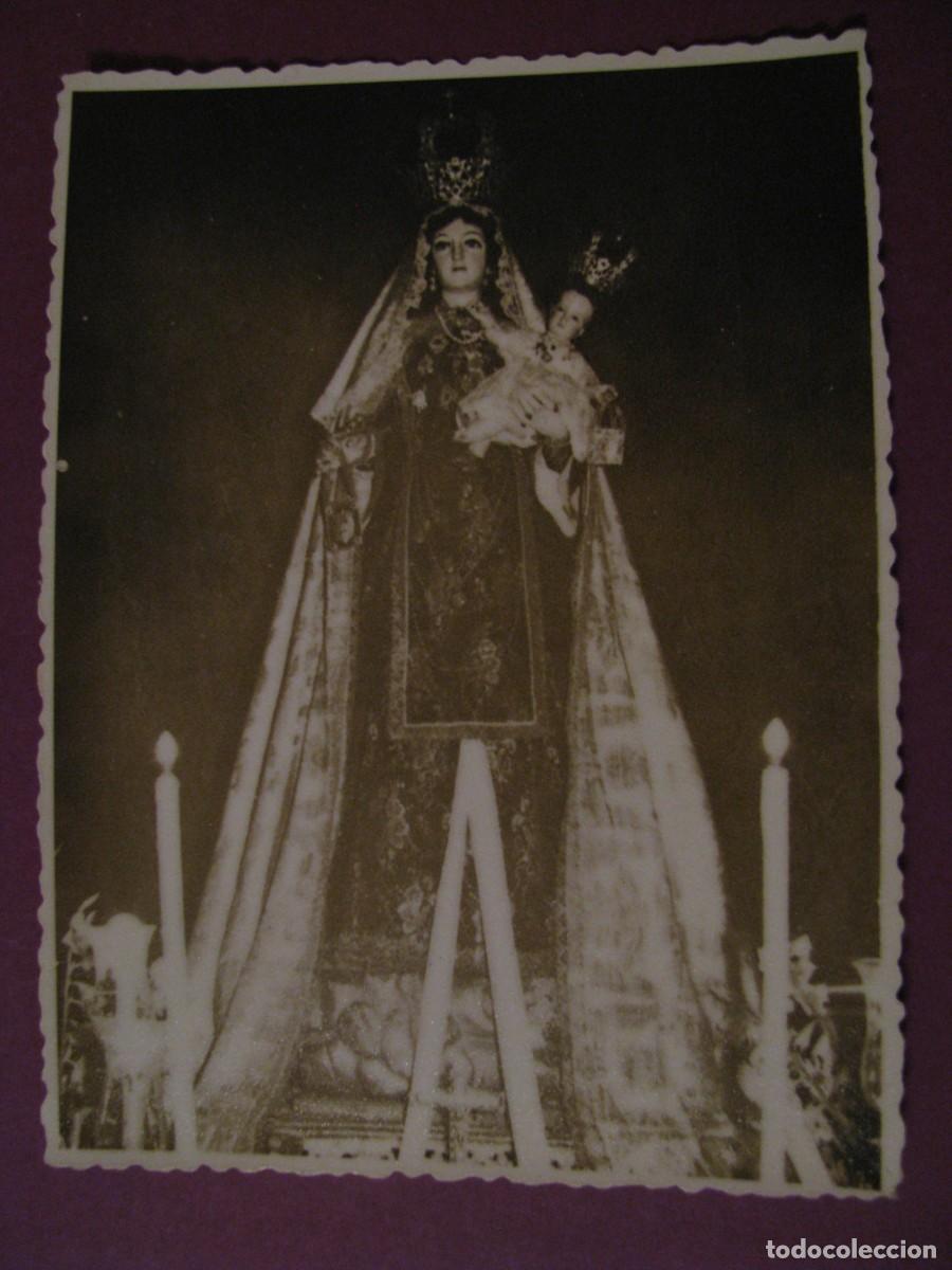 Fotograf&iacute;a antigua: FOTO SIN IDENTIFICAR NI EL LUGAR, NI A LA VIRGEN. 11,5X8,5 CM
