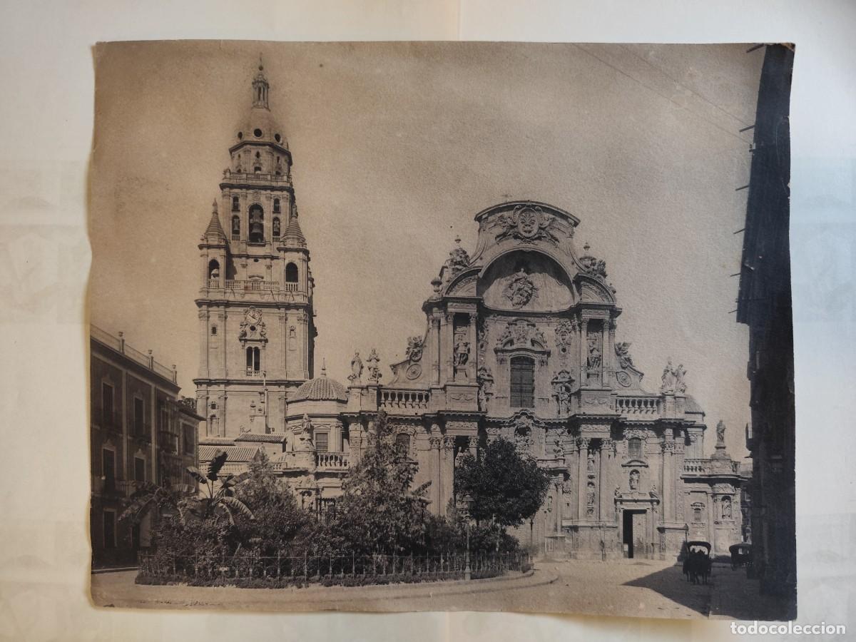 Fotograf&iacute;a antigua: Alb&uacute;mina original, FINALES DE 1800. CATEDRAL DE MURCIA